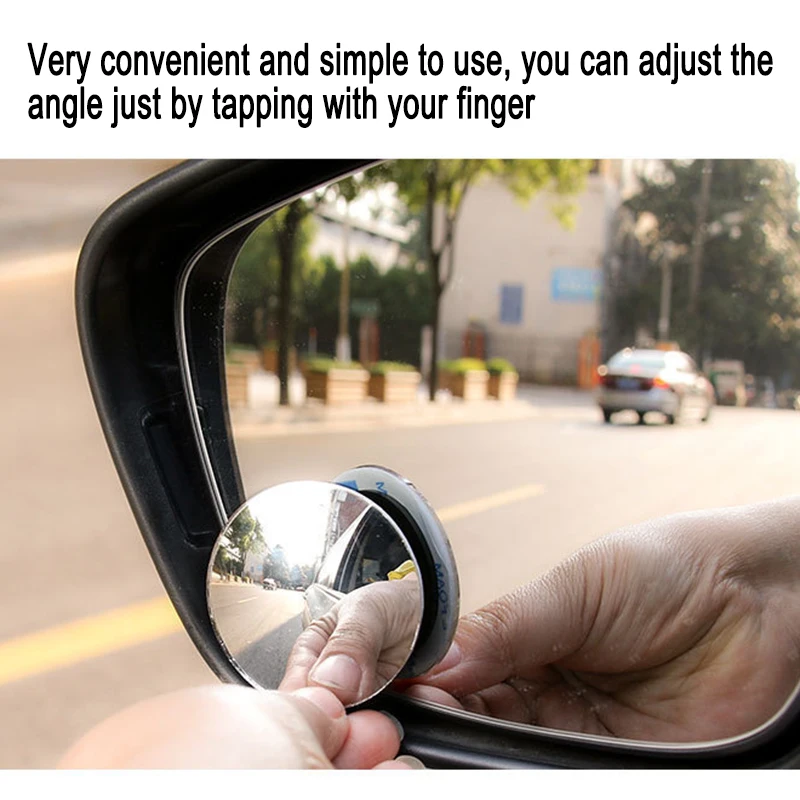 Автомобильное зеркало заднего вида HD Зеркало для слепых зон без рамки