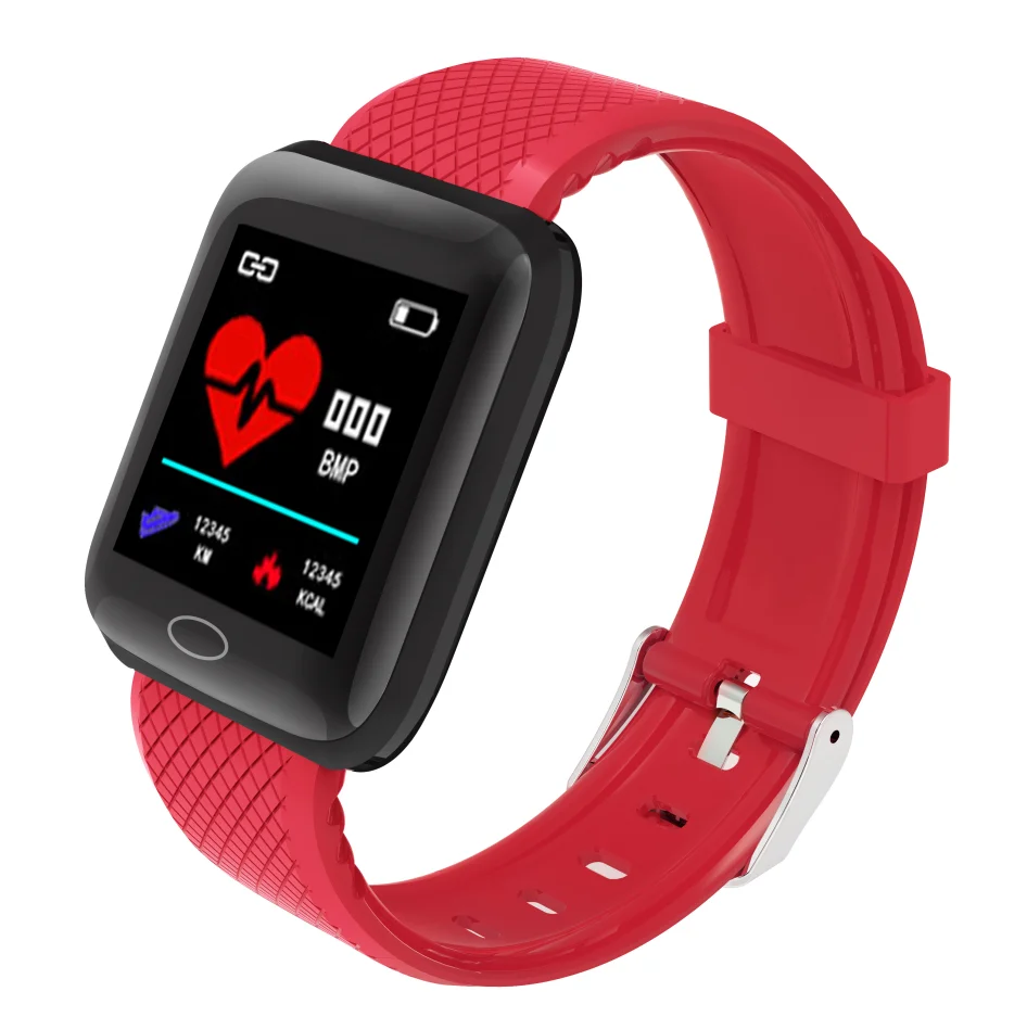 B24 smart bracelet sports pedometer heart rate blood pressure monitoring for Android Apple smart watch  Push Message