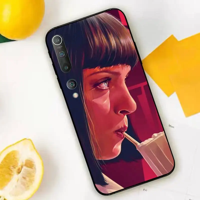 

TOPLBPCS PULP FICTION MOVIE POSTER Luxury Soft Phone Cover for Xiaomi mi 5 6 plus 6x 8 8se 8lite 9 9se 5x 10 pro note10lite