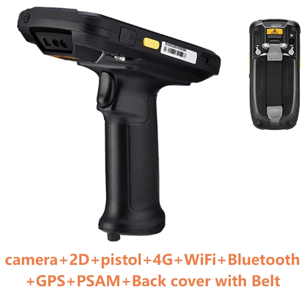 2D belt IssyzonePOS Android Pos терминал прочный PDA 1D 2D штрих-код беспроводной сканер 4G WiFi Bluetooth gps склад сбор данных - Цвет: 2D belt