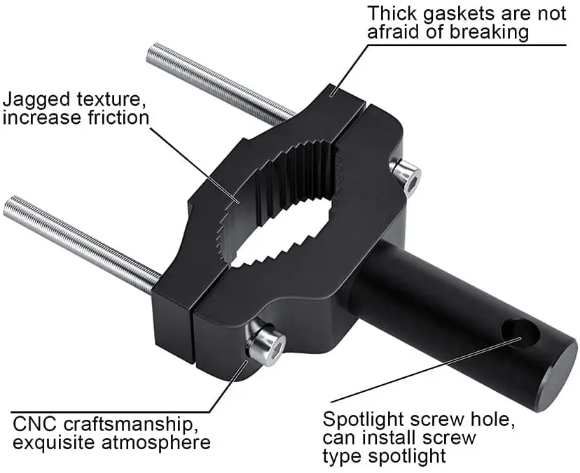 Универсальный кронштейн для байкерского бампера Модифицированная подставка фар