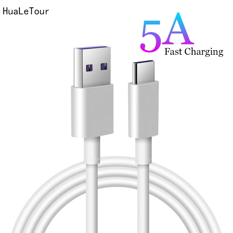 Кабель USB Type C 5A кабель для быстрой зарядки и синхронизации данных типа Samsung S9 S8 Note 8