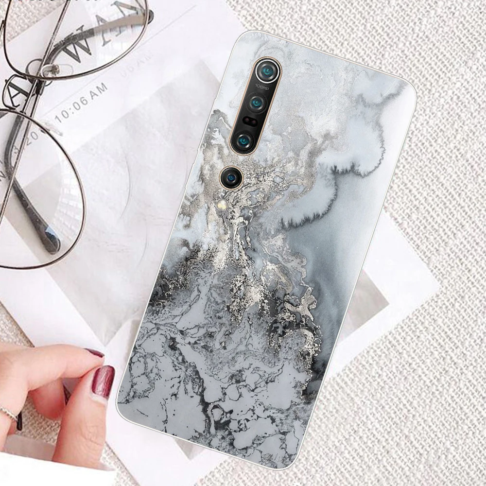 

Case for Xiaomi 10 10Pro Tpu Shell Cover On Xiaomi 10 Comfortable and soft Shock Absorption Anti Fall Silicone Full Protective