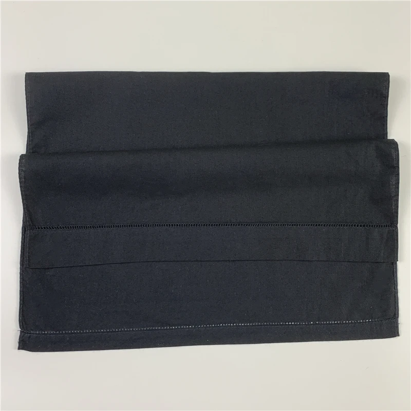 Набор из 12 модных черных льняных полотенец для гостей полотенце рук с вышивкой