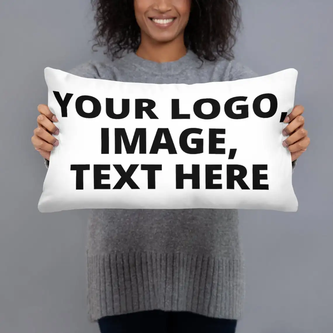 Индивидуальный чехол для подушки с вашим логотипом персональный домашних