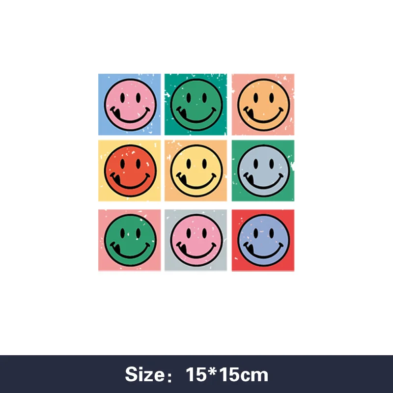 

Stickers, ironing stickers, smiling face stickers, transfer stickers