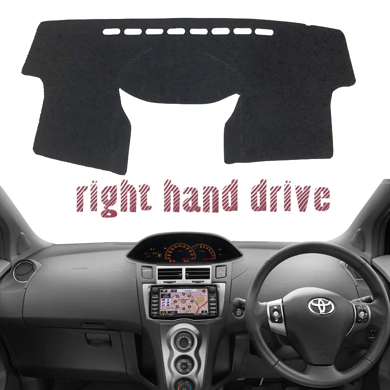 

Защитная накладка на приборную панель, избегайте легкого ковра для Toyota Yaris Vitz XP90 2006 ~ 2011 90 2007 2008 2009, автомобильные аксессуары, товары