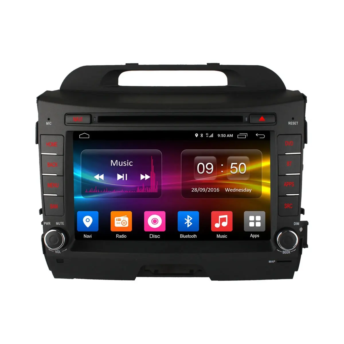 Автомобильный dvd плеер Ownice C500 8 ядер android 6 0 2 din радио видео Wi Fi 4G Гб ОЗУ 32 ПЗУ для KIA