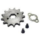 Передний двигатель 530 #20 мм 13T зубчатая цепь Звездочка с фиксирующей пластиной шкафчик для мотоцикла кроссового велосипеда квадроцикла