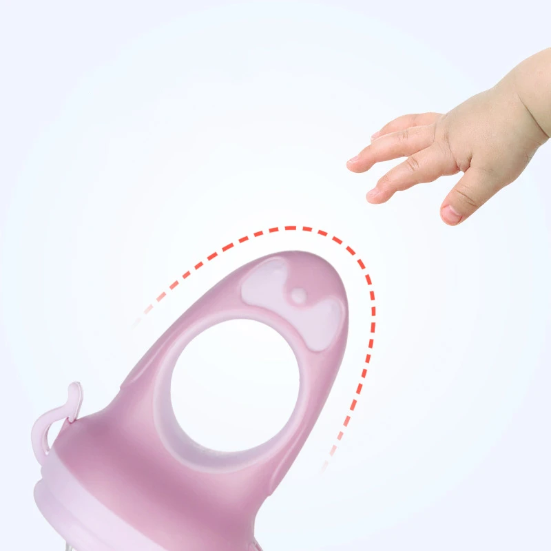 Силиконовая бутылочка с соской для кормления ребенка безопасный грудным молоком