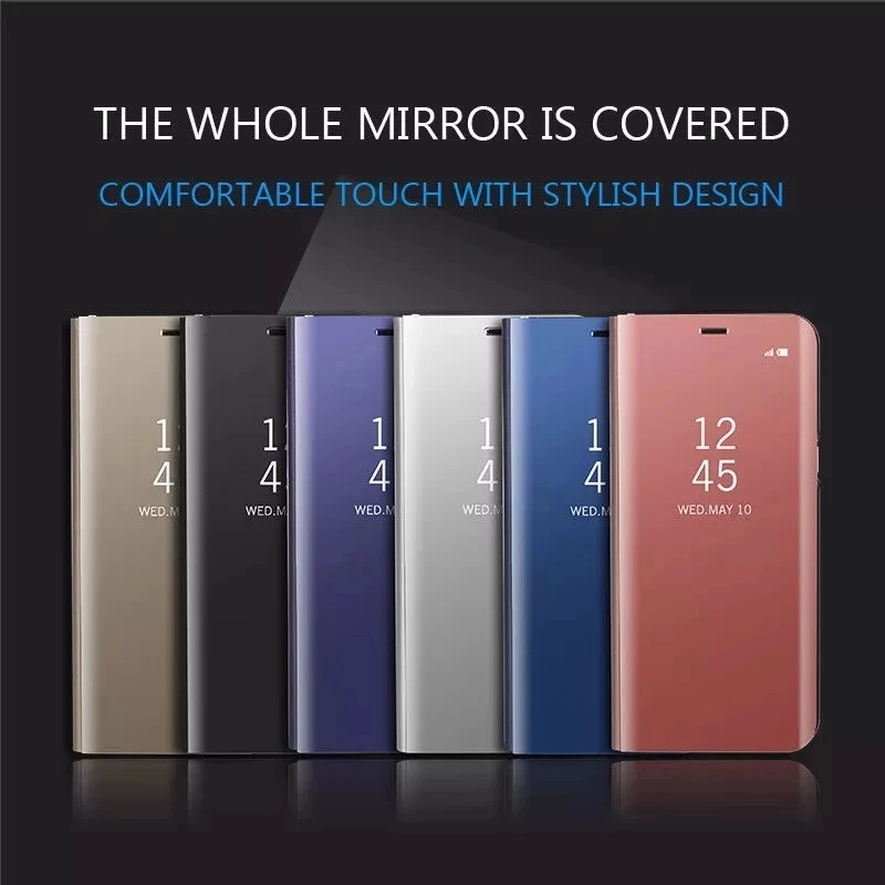 

Smart Mirror Flip Case For Samsung Galaxy S20 A51 A71 A81 A91 A50 A70 Note 20 10 9 8 S10 S9 S8 Plus Pro M51 FE A20 A30 A31 Cover