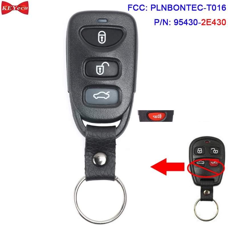 KEYECU для Kia Sorento 2004 2005 2006 Модернизированный дистанционный Fob 315 МГц PLNBONTEC T016 95430