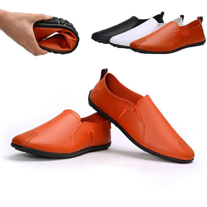 Новинка Мужская обувь сезон весна-осень повседневные лоферы роскошные стильные