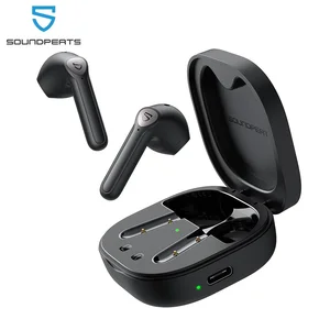soundpeats trueair2 wireless earphones qcc3040 aptx adaptive bluetooth v5 2 earbuds 4 mic cvc 8 0 noise cancellation game mode free global shipping