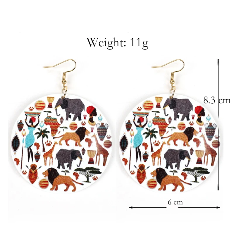 YULUCH Индивидуальные женские круглые серьги с большими подвесками модные