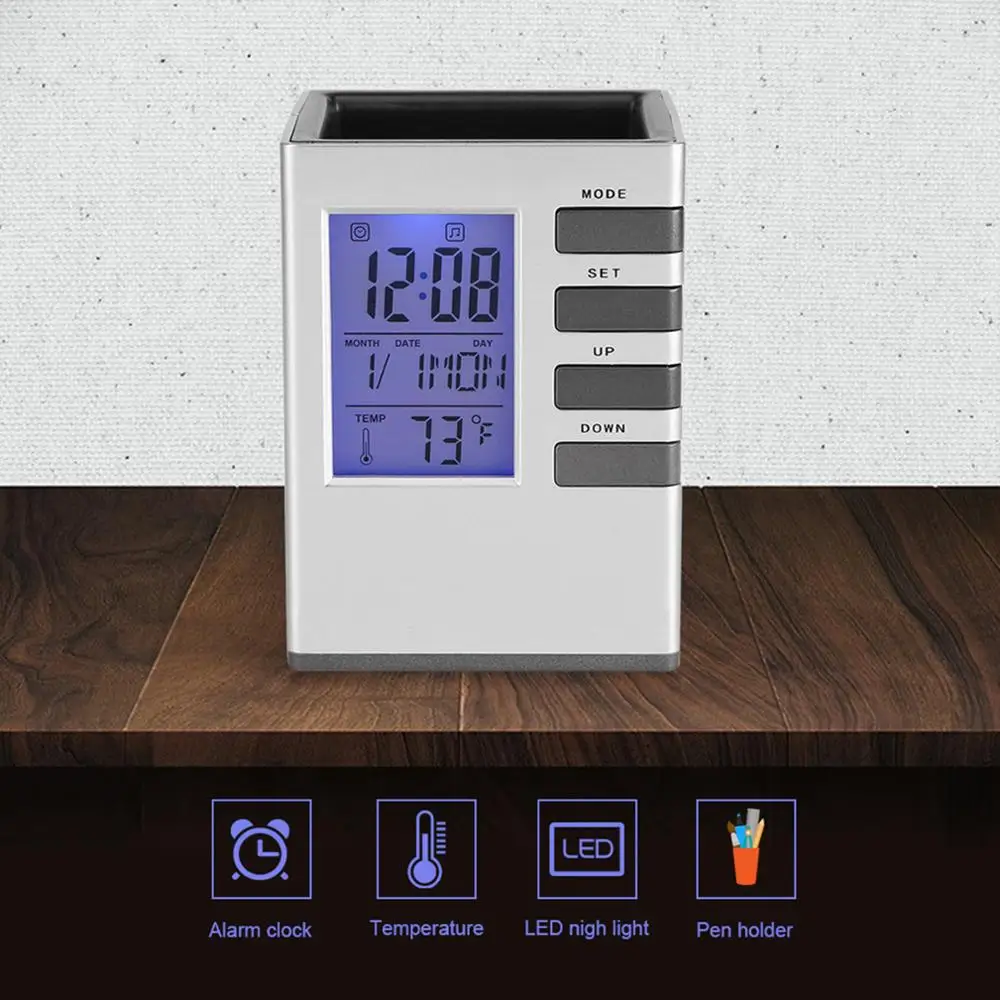 Многофункциональный светодиодный цифровой ЖК-дисплей Экран Температура дисплей