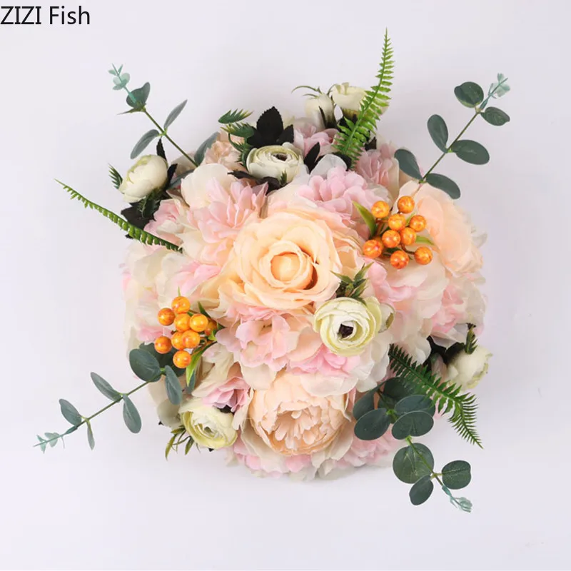 

Свадебные украшения Искусственные цветы Шелковый цветочный шар имитация заводов на открытом воздухе праздник украшения аксессуары для во...