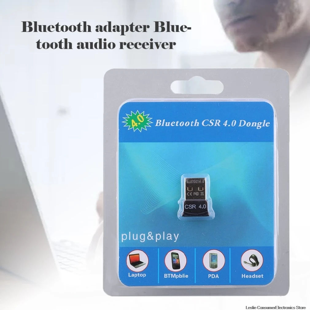 Беспроводной Bluetooth-адаптер CSR 4 0 USB-ключ мини-аудиоприемник для ПК компьютера