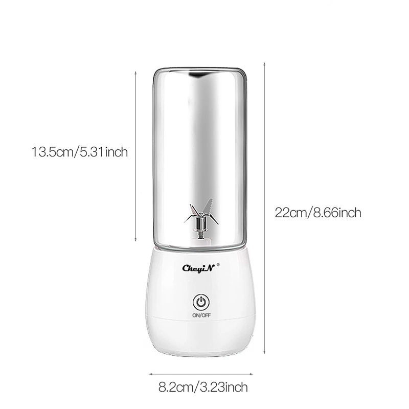 

CkeyiN 450ML Electric Juicer Mixer Fruit Smoothie Blender Food Processor Maker Juice Extractor Fruit Blender Baby Food Milkshake