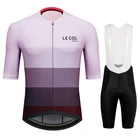 Джерси LE COL WIGGINS для езды на велосипеде, одежда для команды, Мужская одежда для езды на велосипеде, летние трикотажные шорты с коротким рукавом, одежда для езды на велосипеде, Триатлон, нагрудник, шорты, костюм