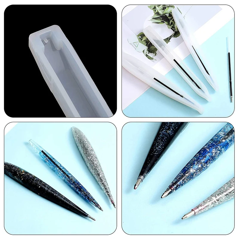 Силиконовые формы в форме каучука для самостоятельной сборки 6 шт. Свеча ручки с 75