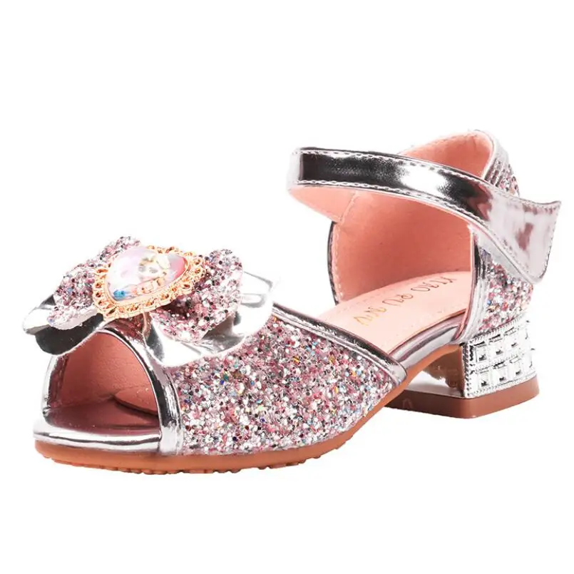 

Hot sale Princess Shoes Children Wedge Dance Shoes Girls Footwear Soft Breathable Female Sandals Party For Girls Kids Sandals