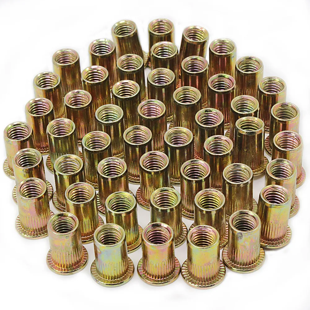 

Nutsert Rivet Nuts Nutserts Pack Rivet Nut Set Zinc Plated 50 Piece 50pcs
