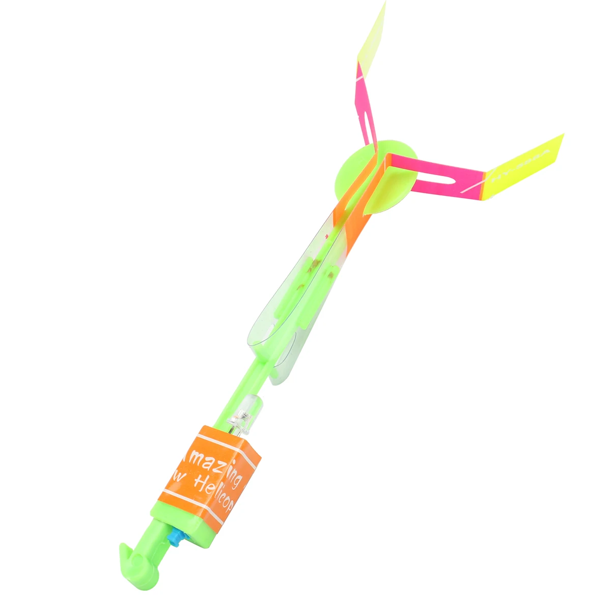 Набор из 12 игрушек для детей: вертящиеся стрелки на светодиодах, летающие самолеты и вертолеты, летающие зонтики.