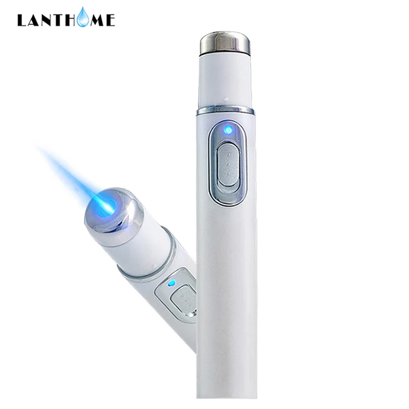 

Blue Light Therapy Acne Laser Pen Portable Wrinkle Removal Machine Durable Soft Scar Remover Device Massage Relax Acne Treatment