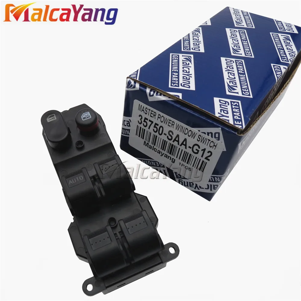 35750 SAA G12 G12ZA 35750SAAG12 35750SAAG12ZA переключатель стеклоподъемника для Honda Jazz Fit 2003 2008|window