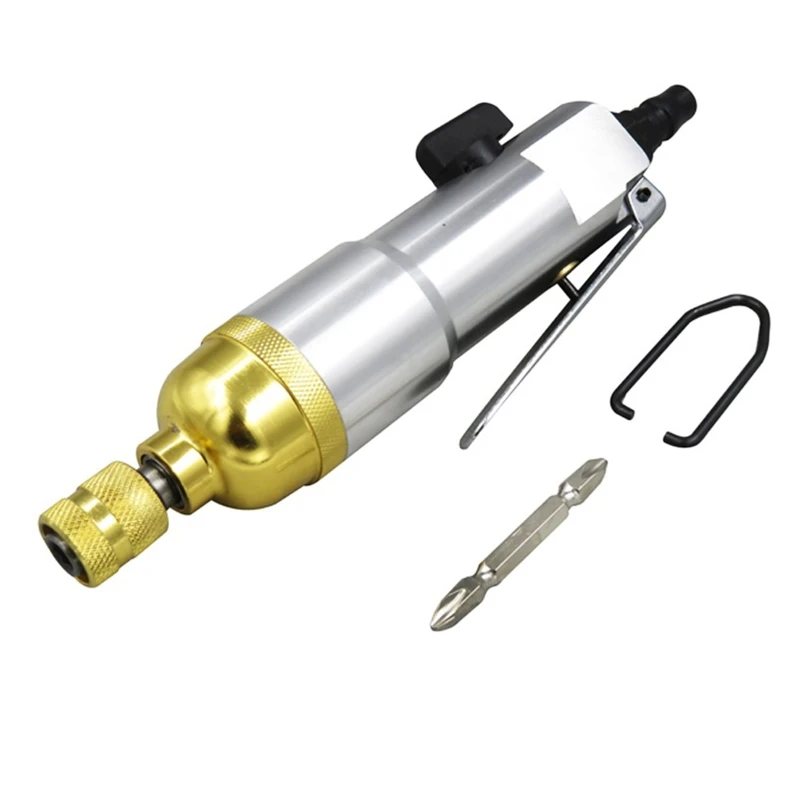 

Straight Hand Pneumatic Air Screwdriver 10000rpm Reversible Screw Driver 5H for Tightening and Loosening Screws and Nuts