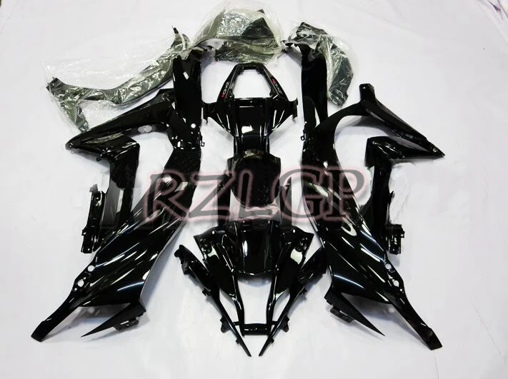 

Injection For KAWASAKI NINJA ZX-10R ZX1000 2016 2017 2018 2019 Glossy Black 10R 1000 10 R ZX10R 16 17 18 19 Fairings