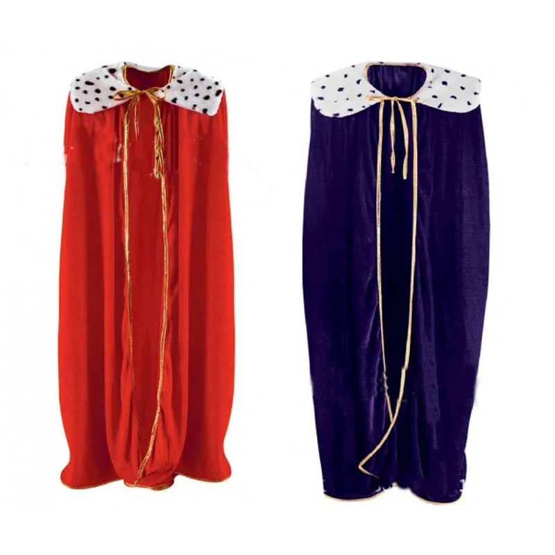 Средневековые карнавальные костюмы Ретро Королевский плащ для взрослых