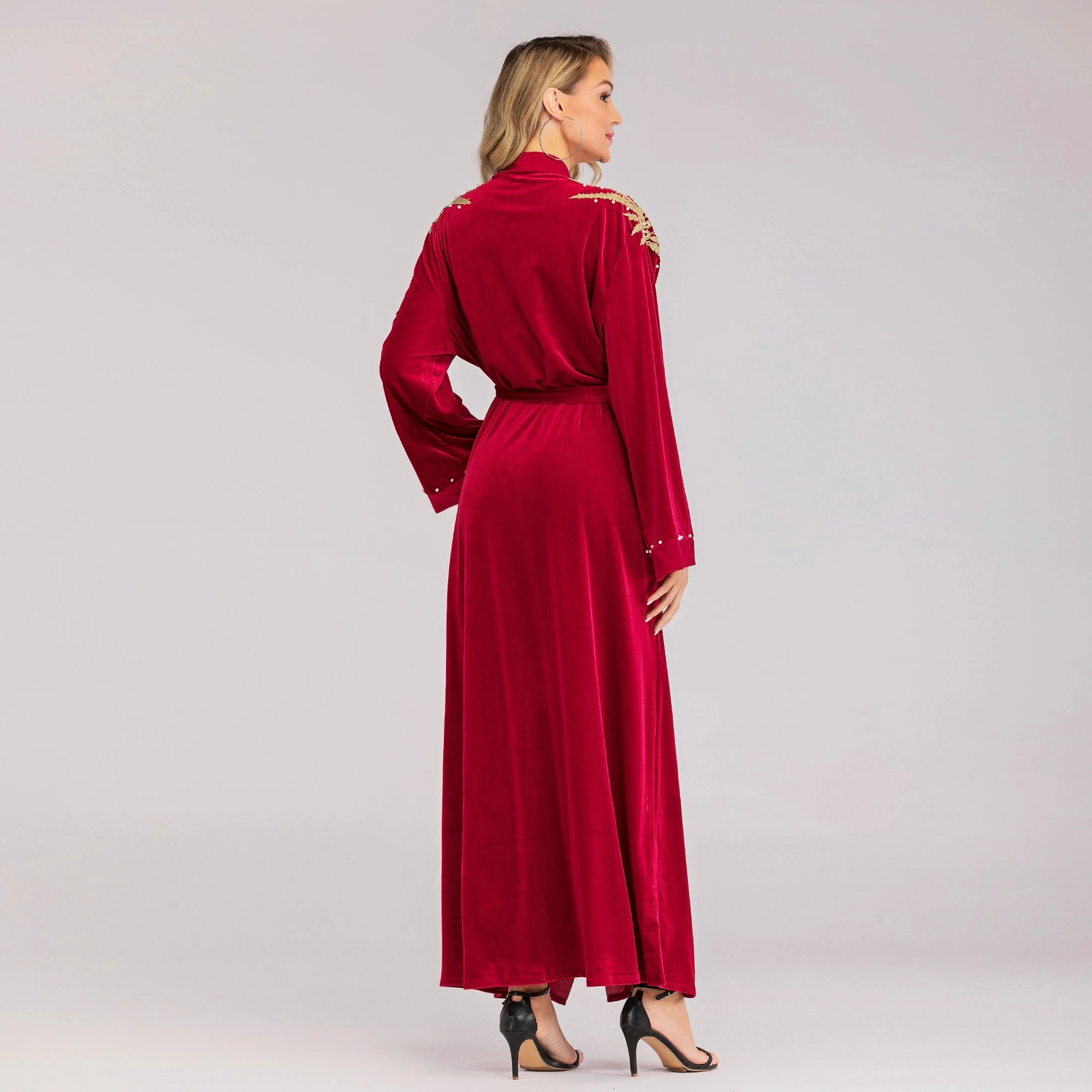 Мусульманские платья Абайи мусульманские в мусульманском стиле рамадане Дубай