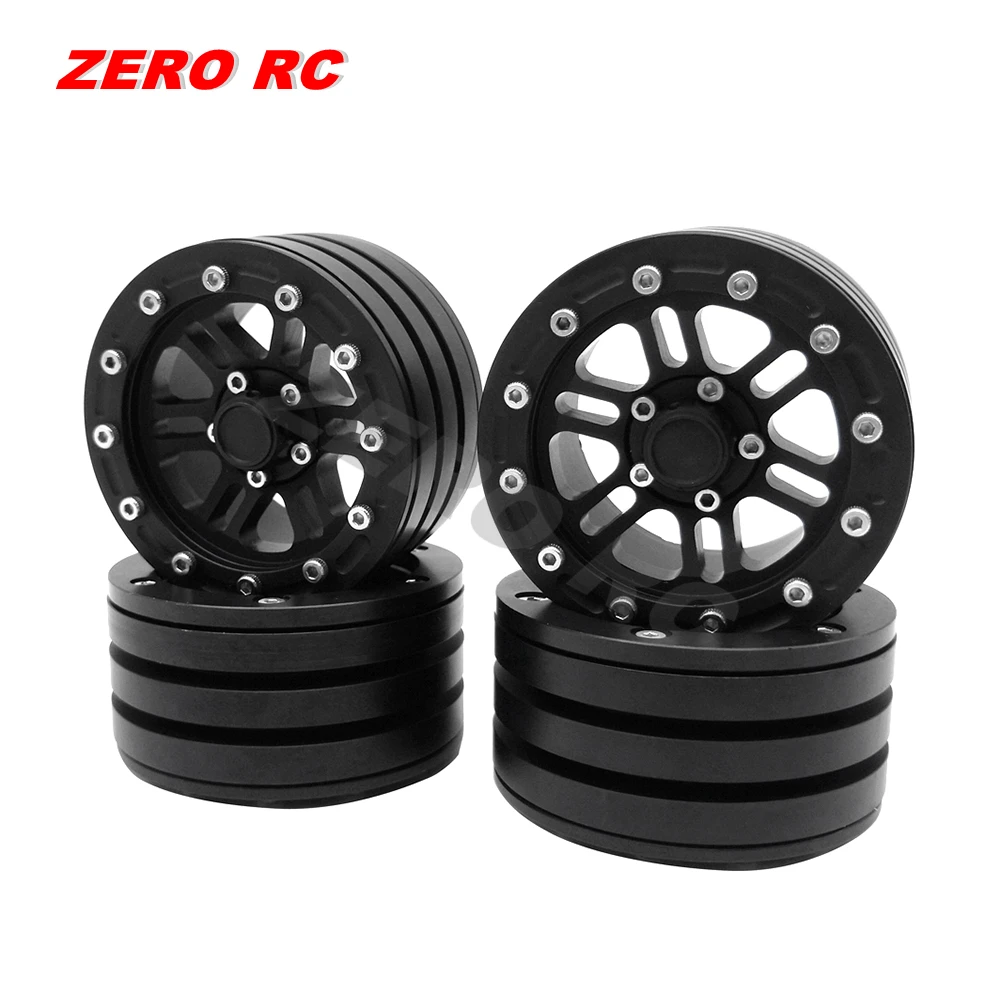 4 шт. полностью металлические колеса для внедорожника ROCK CRAWLER 1 9 Beadlock 1/10 AXIAL SCX10 II