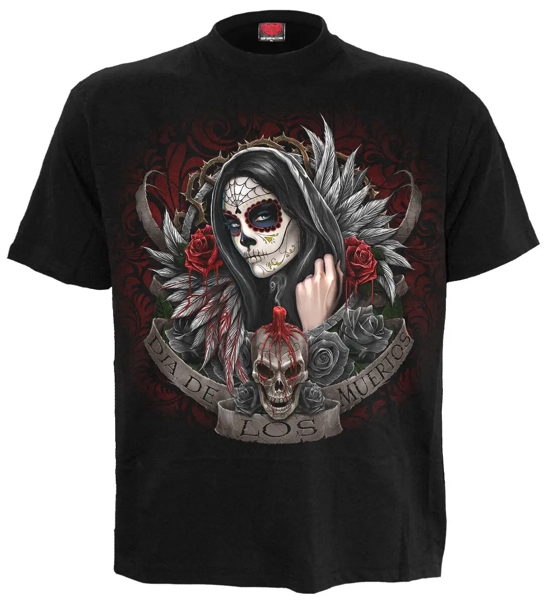 Спиральный прямой MUERTOS DIAS Мужская футболка