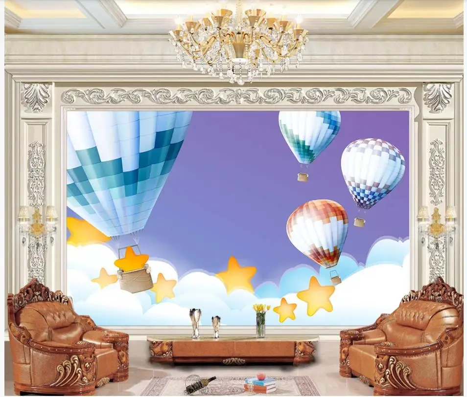 

Custom photo wallpaper for walls 3 d Fashion balloon children's room living room wall decoration painting wall papers home decor