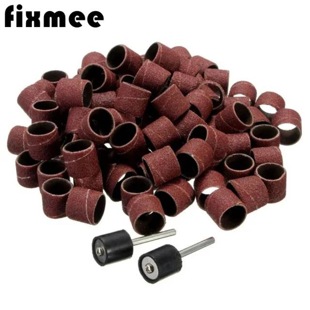 100 шт. аксессуары для Dremel 12 5 мм зернистость 80 # шлифовальные ленты + 2 3 17