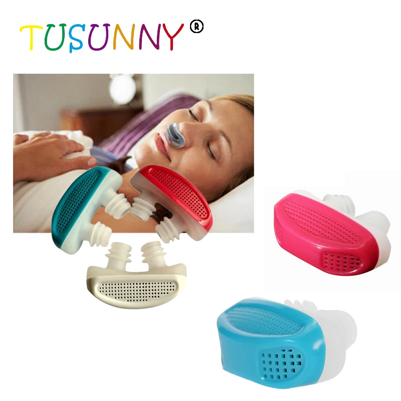TUSUNNY 1 шт. PM2.5 храп устройство апноэ Вентиляционное Устройство для дыхания носом носовые перегрузки Чистый Очиститель Воздуха