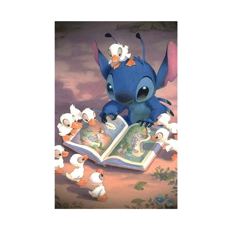 

Disney Lilo And Stitch 5D DIY Diamond Painting Full Square Cartoon Diamond Embroidery Cross Stitch Rhinestone Painting