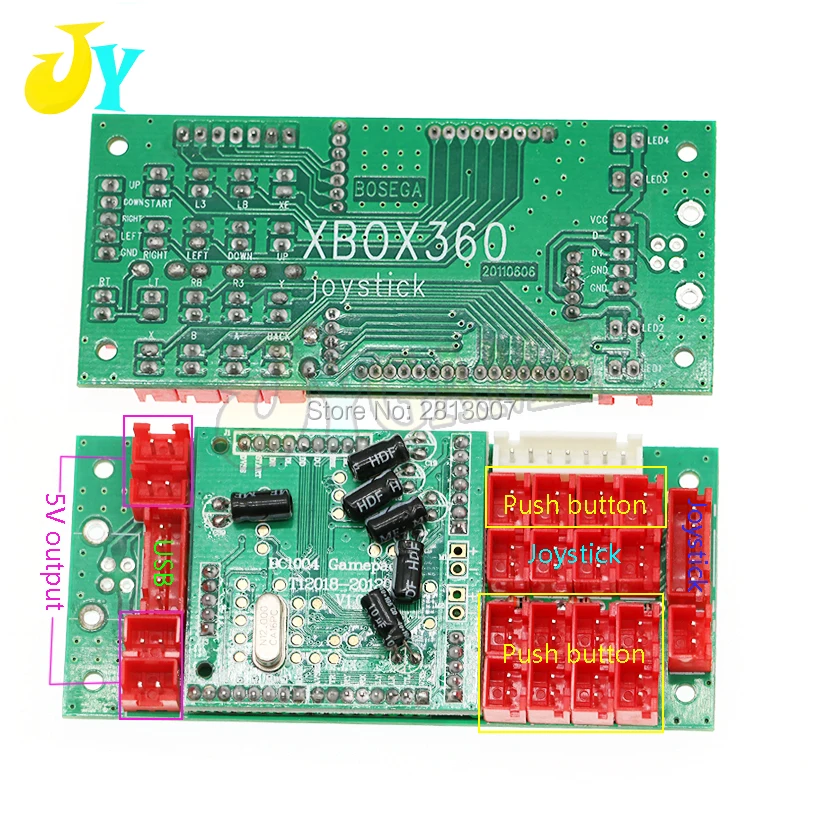 Нулевая задержка USB энкодер для ПК/XBOX360 аркадный джойстик SANWA Psuh кнопочный