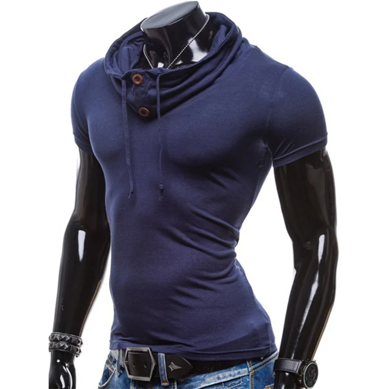 ZOGAA новинка Мужская рубашка поло не садится тонкие мужские рубашки чистый цвет