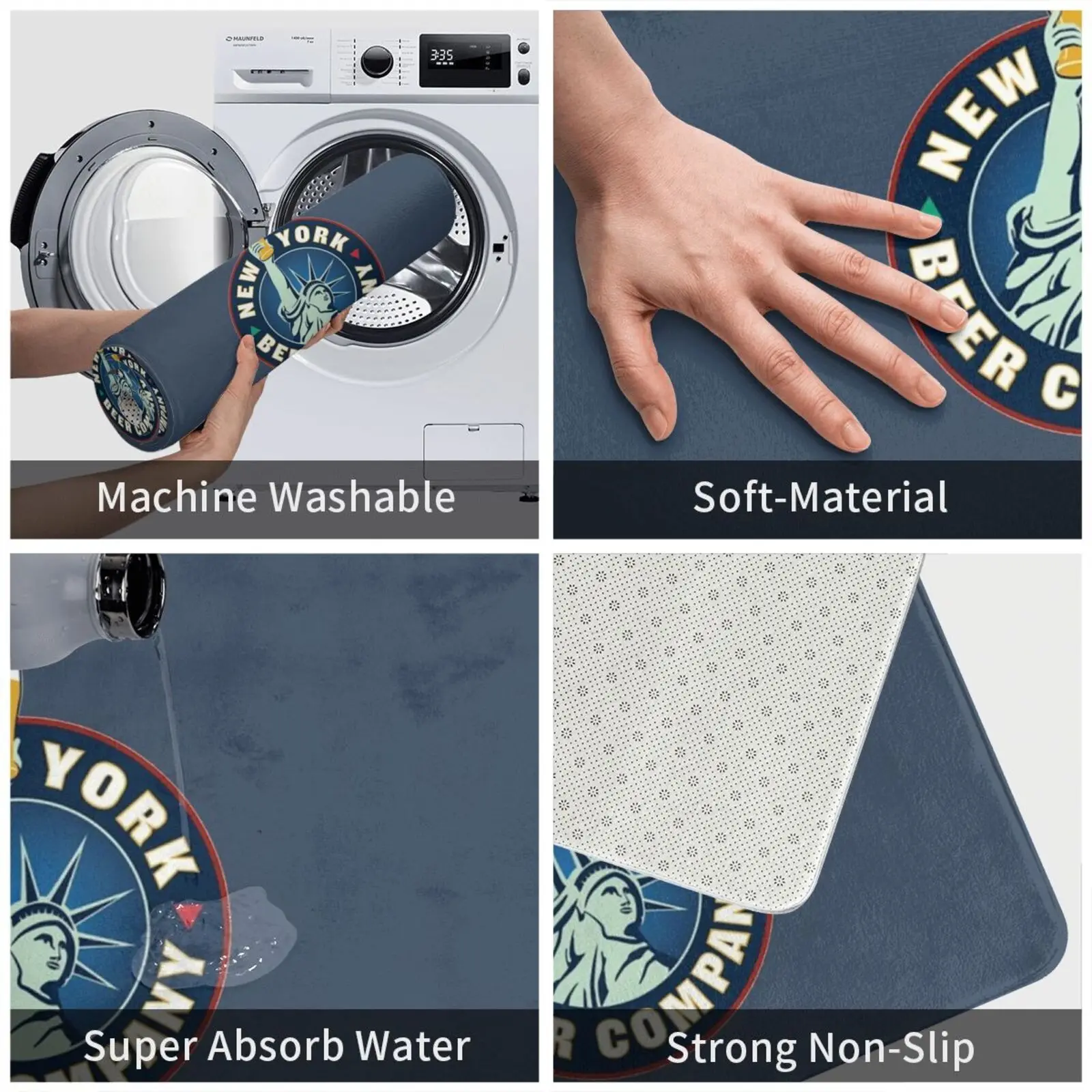 Пивной коврик Liberty hold мягкая Нескользящая подстилка для бара вина