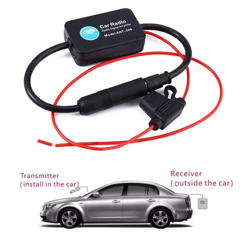 Универсальный 12V автомобиль радио усилитель сигнала FM/AM сигнал авто FM ANT-208