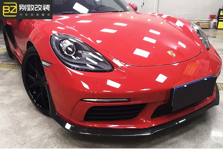 

Lucky2021 Suitable for Carbon Lucky2021 Modified Fiber Front Side Skirt, Tuyere, Rear Lip and Tail Wing the 718 Cayman Boxster