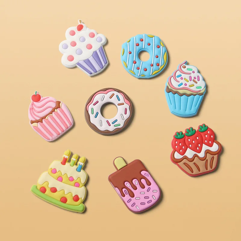 

New Colorful cake Fridge Magnets Photo Wall Cute Souvenir Gifts Home Refrigerators Decor Magnetic Sticker Stationery Toy 1pcs