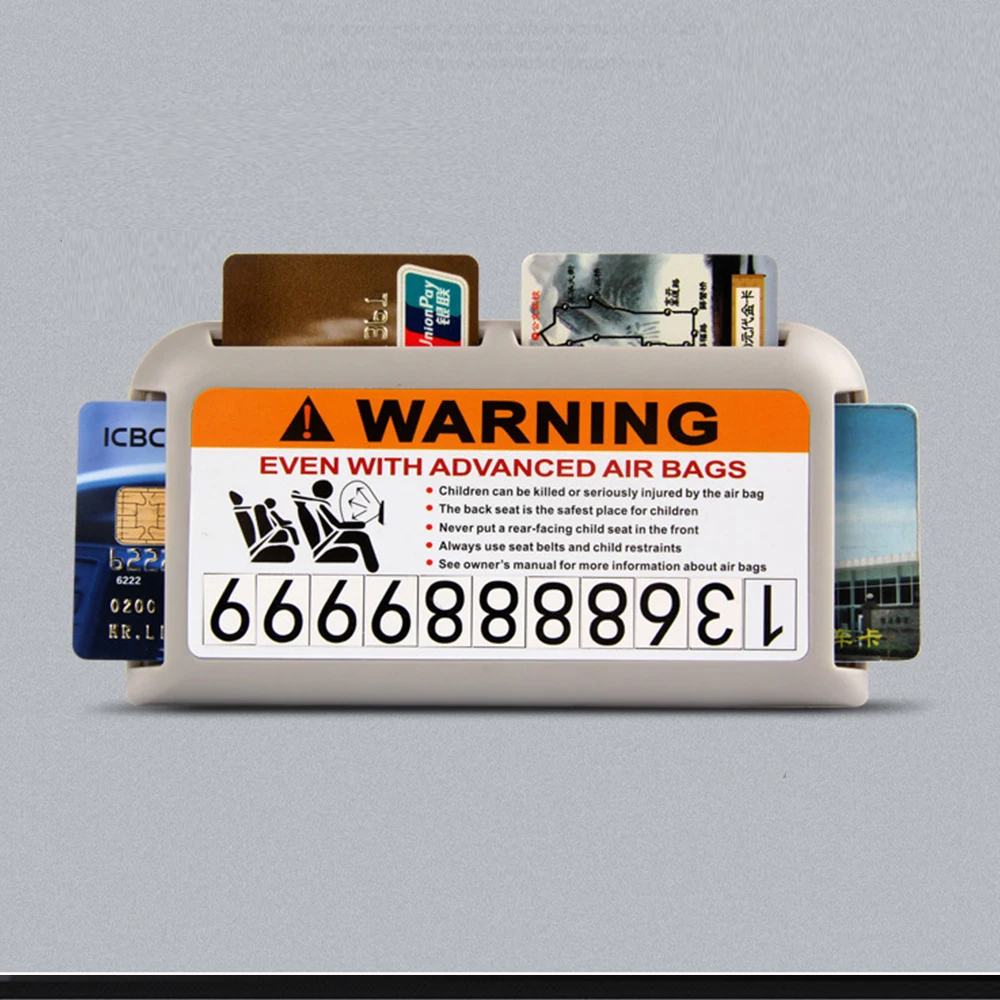 Автомобильный Органайзер с солнцезащитным козырьком держатель для карт со