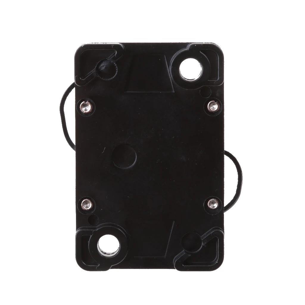 

50 Amp Manual Reset Circuit Breaker Switch 12V-42V Car SUV Marine Boat High Tech Water Resistant Cap