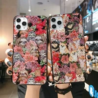 stylish gold leaf marble red floral phone case for iphone 13 12 mini 11 pro xs max xr x 8 7 plus se 20 silicone back cover coque