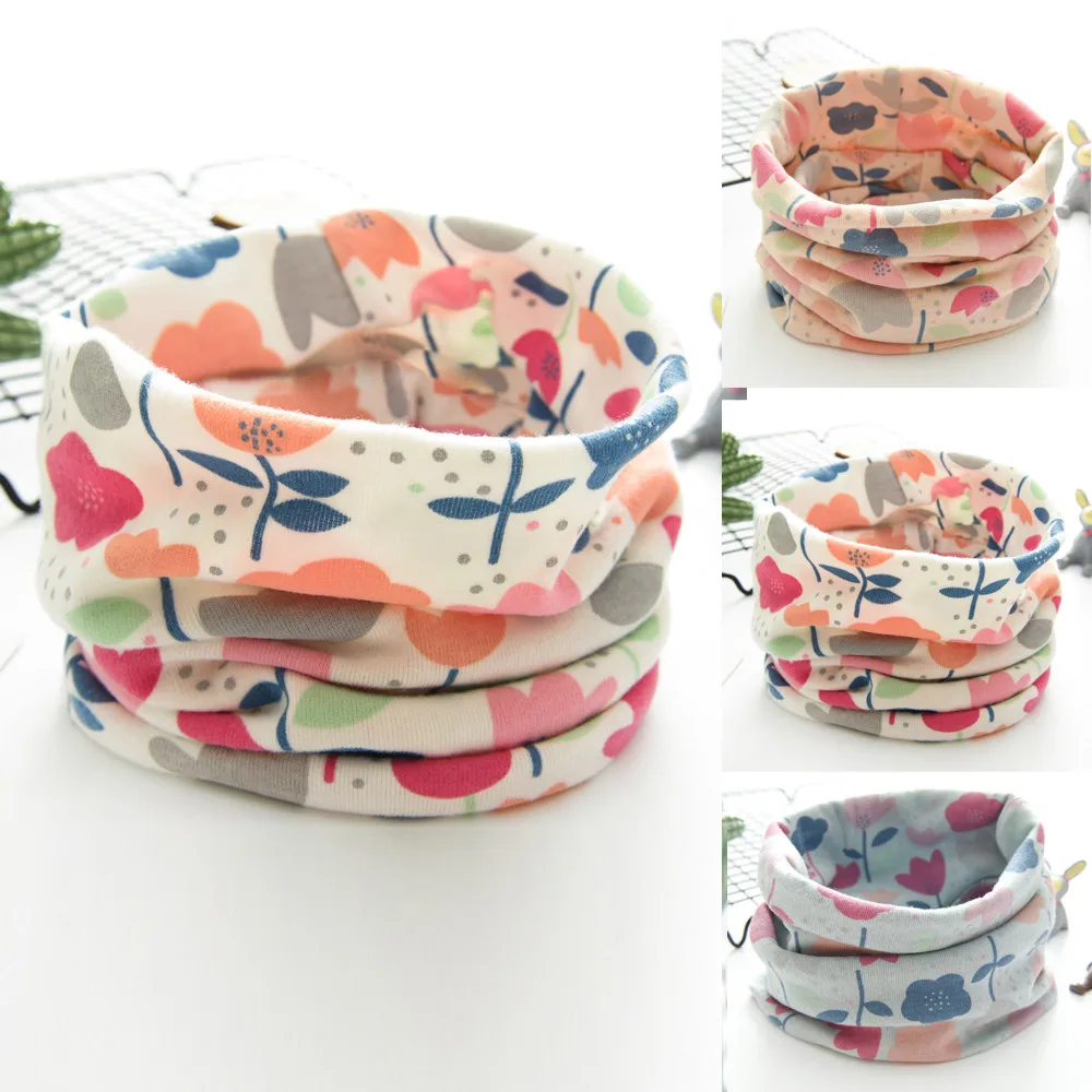 Новинка сезон осень-зима милые шарфы для мальчиков и девочек Милый хлопковый